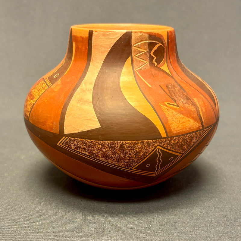 Les Namingha, Hopi/Zuni - Contemporary Painted Pot (JM54)