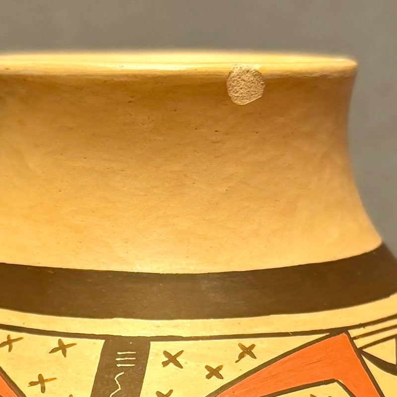 James Nampeyo, Hopi Tall Painted Pot with Eagle Design  (JM59)