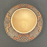 Frederica Antonio Vintage Acoma Pueblo Pot with Fine Line Mountain Design   (JM68)