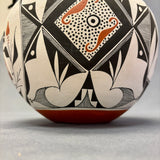 Franklin Peters Vintage Acoma Pueblo Olla with Parrot Design   (JM76)