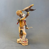 Henry Naha, Hopi Apache Kachina with Hawk - Apache Katsina, authentic Hopi kachina (JM113)