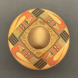 James Nampeyo, Hopi Painted Pot with Parrot Tail Design  (JM127)