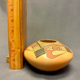 James Nampeyo, Hopi Painted Pot with Parrot Tail Design  (JM127)