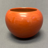 Sophie Cata - Vintage Santa Clara Pueblo, Handmade Carved and Polished Clay Pot with Bear Paw Design (JM128)