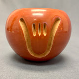 Sophie Cata - Vintage Santa Clara Pueblo, Handmade Carved and Polished Clay Pot with Bear Paw Design (JM128)