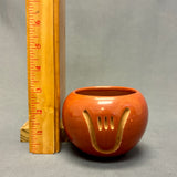 Sophie Cata - Vintage Santa Clara Pueblo, Handmade Carved and Polished Clay Pot with Bear Paw Design (JM128)