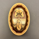Stetson Setalla, Hopi Painted Oval Pottery Dish  (JM123)
