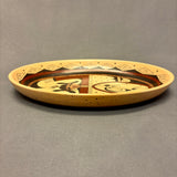 Stetson Setalla, Hopi Painted Oval Pottery Dish  (JM123)