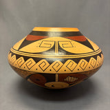 Stetson Setalla, Hopi Large Painted Pot with water Design  (JM122)