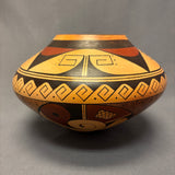Stetson Setalla, Hopi Large Painted Pot with water Design  (JM122)
