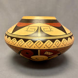 Stetson Setalla, Hopi Large Painted Pot with water Design  (JM122)