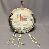 Ralph Aragon, San Felipe Pueblo, Painted Pottery Plate with Bird Design (JFB1)