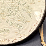 Rainbow Woman, Ojibwe (Chippewa) Birch Bark Biting in Glass (JFB2)