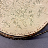 Rainbow Woman, Ojibwe (Chippewa) Birch Bark Biting in Glass (JFB2)