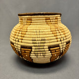 Vintage Wounaan and Embera Basket with Butterfly Design, Panama  (JFB10)