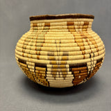 Vintage Wounaan and Embera Basket with Butterfly Design, Panama  (JFB10)
