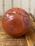 Frog design pottery - Maricopa tribal arts. (GM436)
