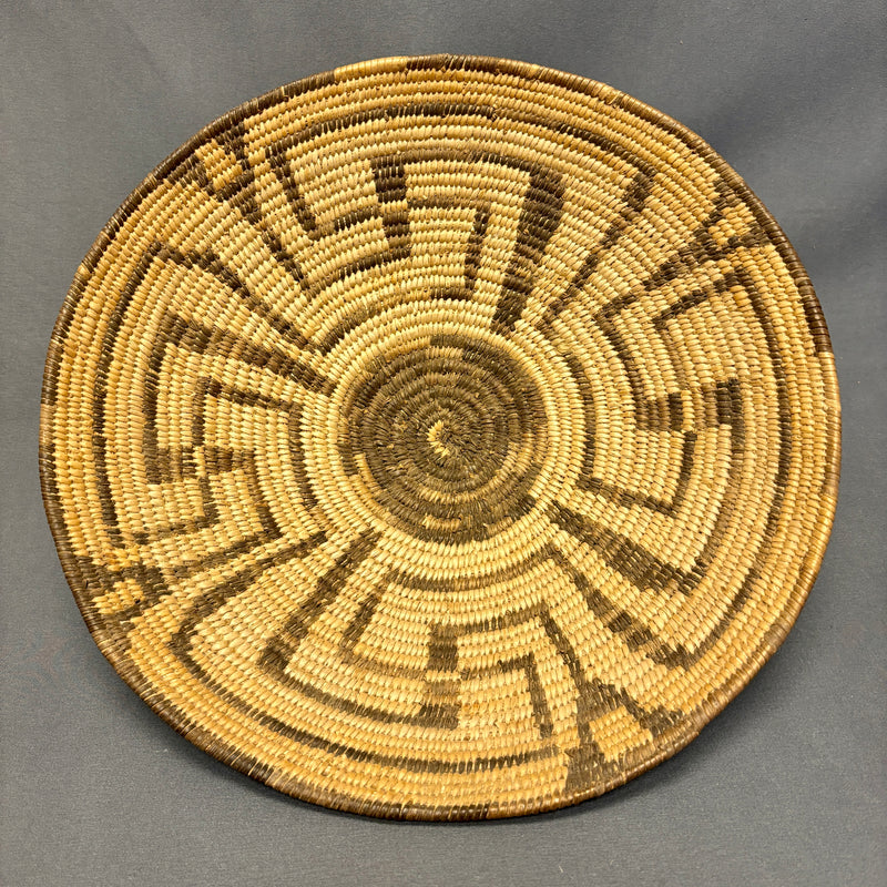 Vintage Pima Coiled Basket, authentic Native American  (JFB21)