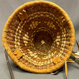 Small Apache Burden Basket, vintage - authentic Native American (JFB20)