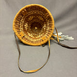 Small Apache Burden Basket, vintage - authentic Native American (JFB20)