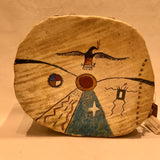 Taos Double Sided North Plains-style Drum, Handmade Drum RK5