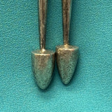 Aaron Honanie Sterling Silver Hopi Overlay Bolo Tie with Deer Kachina, vintage authentic Native American  (JF86)