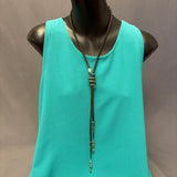 Effie Calavaza Vintage Zuni Snake Bolo with Matching Snake Tips, authentic Native American   (JF104)