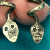 Effie Calavaza Vintage Zuni Snake Bolo with Matching Snake Tips, authentic Native American   (JF104)