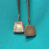 Ricky and Lucy Vacit Vintage Zuni Inlay Celebration Man on Sterling Silver Bolo Tie, authentic Native American   (JF111)