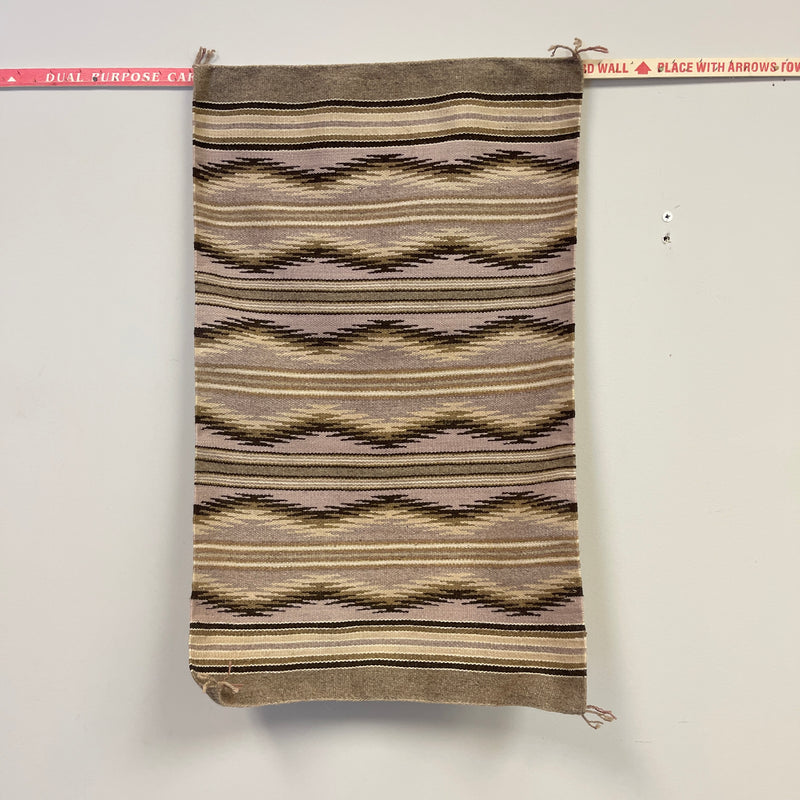 Navajo rug weaving in Chinle style, vintage handwoven  (VW110)