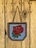 Antique Plateau Double-Sided Bridal Bag with Floral Designs, ca. 1900 (GM251)