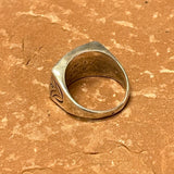 Authentic Navajo Channel Inlay Turquoise Ring, vintage - size 10  (MB7)