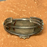 Vintage Navajo Cluster Design Bracelet with Natural Turquoise    (DC39)