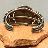 Vintage Navajo Cluster Design Bracelet with Natural Turquoise    (DC39)