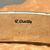 Jennifer Curtis Vintage Navajo Stamped Sterling Silver Cuff  (SS13)