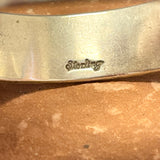 Jennifer Curtis Vintage Navajo Stamped Sterling Silver Cuff  (SS13)
