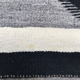 Navajo rug weaving in Eyedazzler style, authentic Native American, handwoven (GM370)