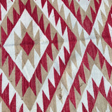 Antique Navajo Rug Weaving in Eyedazzler Style, authentic Native American, handwoven (GM372)