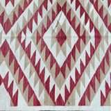 Antique Navajo Rug Weaving in Eyedazzler Style, authentic Native American, handwoven (GM372)