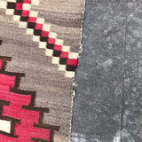 Antique Ganado Old Style Navajo Rug Weaving with Whirling Logs Pattern, pre-1940s (GM382)
