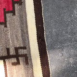 Antique Ganado Old Style Navajo Rug Weaving with Whirling Logs Pattern, pre-1940s (GM382)