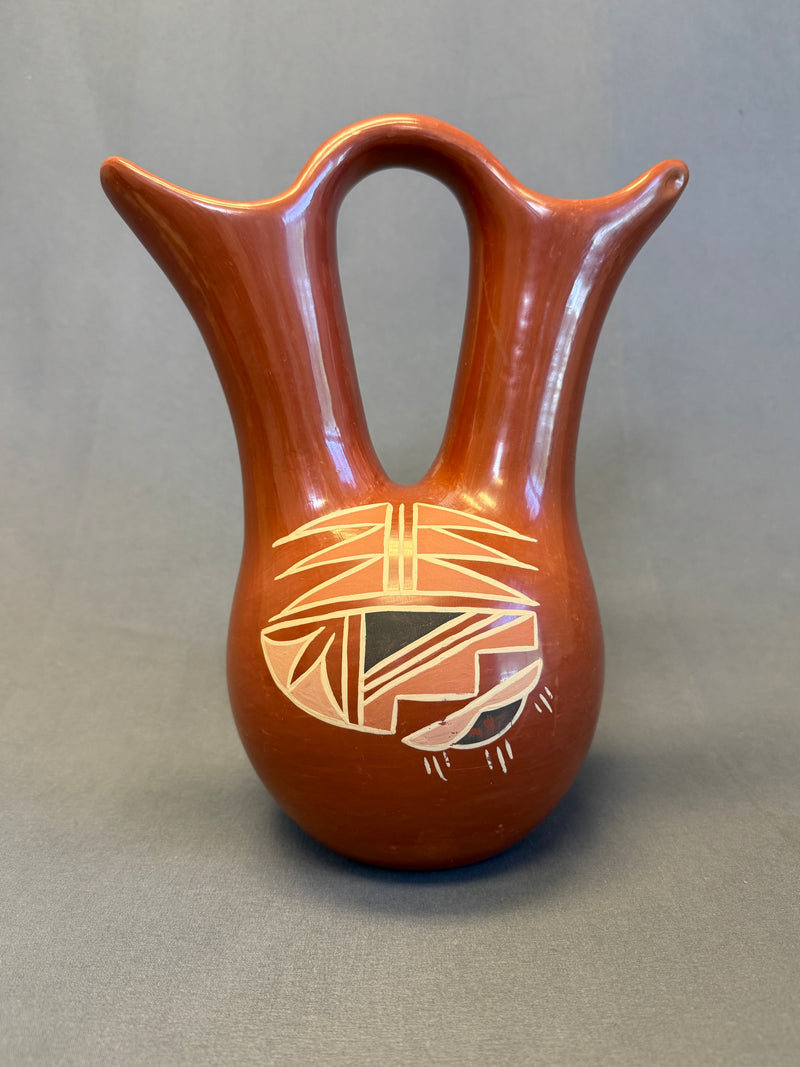Santa Clara Pueblo Wedding Vase  (DV73)