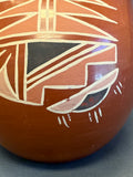Santa Clara Pueblo Wedding Vase  (DV73)