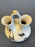 Joy Navasie, Hopi/Tewa "Frog Woman" wedding vase ca. 1970s - 12 1/2" high excellent! (DV80)