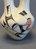 Joy Navasie, Hopi/Tewa "Frog Woman" wedding vase ca. 1970s - 12 1/2" high excellent! (DV80)
