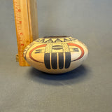 Fawn Navasie Garcia, Hopi with eagle tail design - traditionally fired - excellent (DV78)
