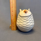 Jessie Garcia, Acoma vintage owl pottery circa 1966 - traditionally fired - excellent condition (DV75)