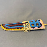 Cathy Smith Replica Lakota Sioux Beaded Knife Sheath   (RK174)