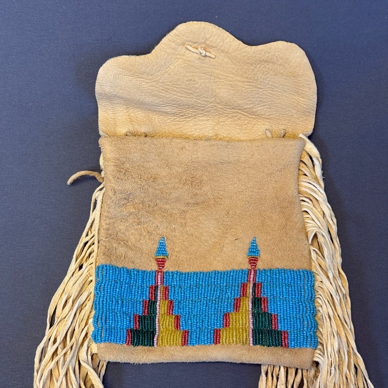 Cathy Smith Replica Lakota Sioux Beaded Bag   (RK171)