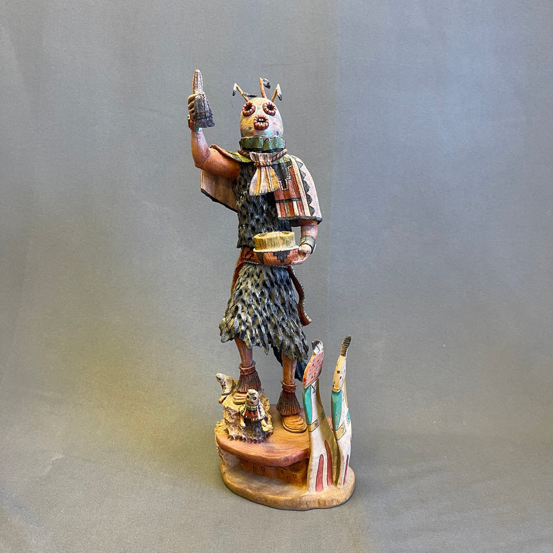 Paul Sewemaenewa, Hopi Maasaw Kachina - Maasaw Katsina, authentic Hopi kachina  (JM111)